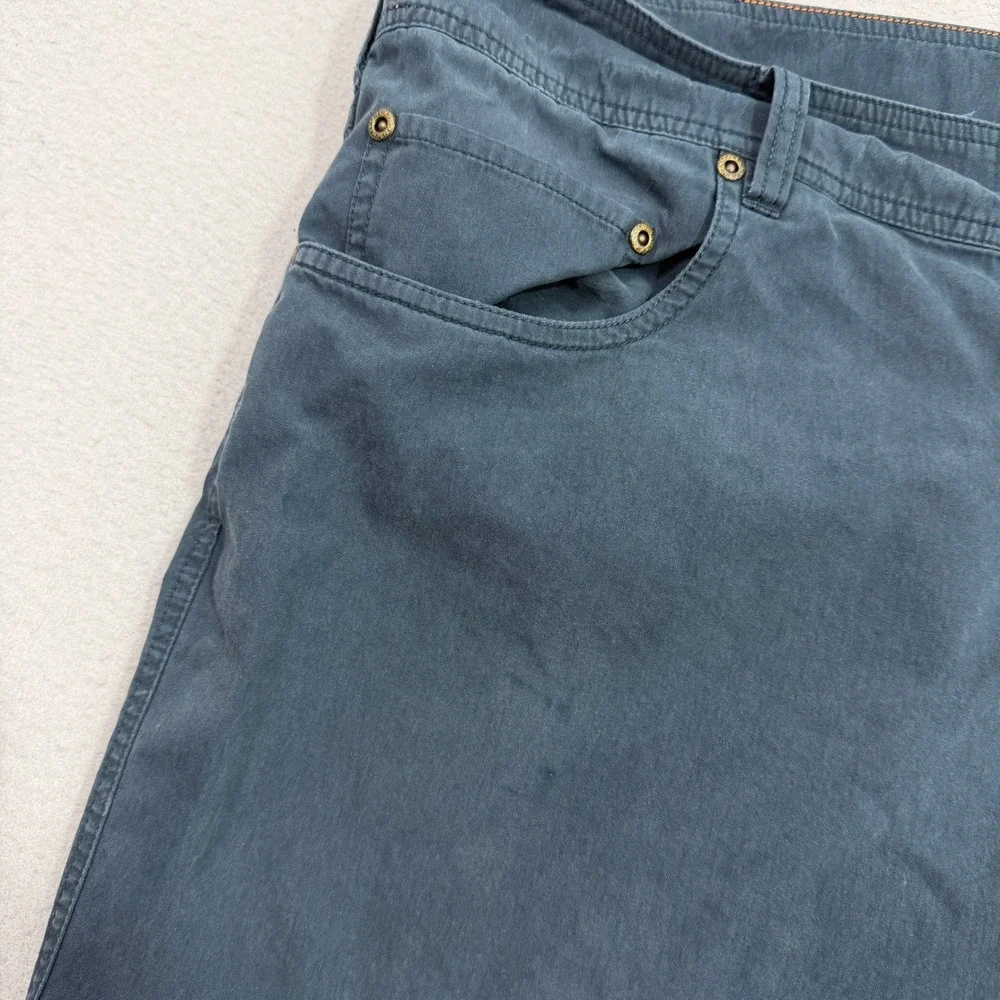 Orvis Pants Men's 40x31 Blue Trout Bum Chino Straight Leg Cotton Nylon Outdoors